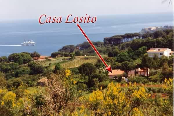 Studio-Appartment In Landhaus Mit Meerblick Porto Azzurro Εξωτερικό φωτογραφία